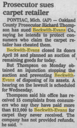Beckwith-Evans - 1996 Article On Court Case (newer photo)